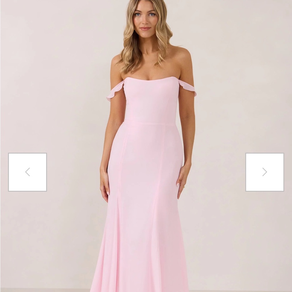 Chic Strapless Pink Gown Perfect for Bridesmaid Dress